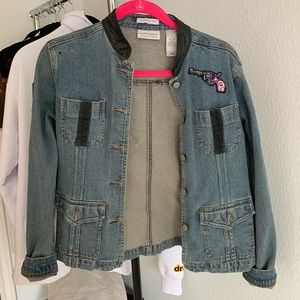 Thrifted jean jacket